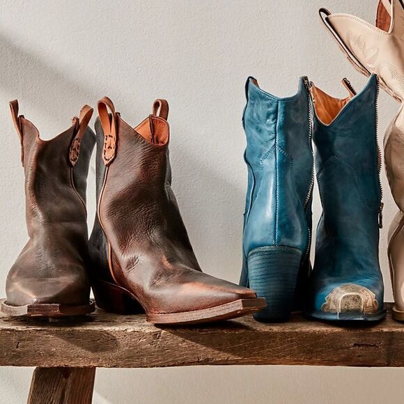 We The Free Wesley Western Ankle Boots – Brown Leather – US 11 – NWOB - Picture 4 of 15